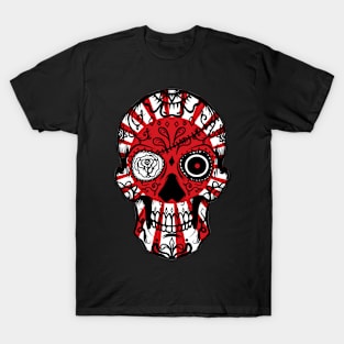 Rising Sun Sugar Skull T-Shirt